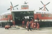 SRN4 Sir Christopher (GH-2008) with Hoverlloyd -   (submitted by The <a href='http://www.hovercraft-museum.org/' target='_blank'>Hovercraft Museum Trust</a>).